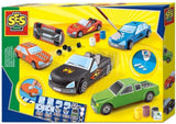 Ses kreatives Formen und Malen – Autos – Kinderspielzeug – Basteln für Jungen – Autospielzeug – ab 5 Jahren