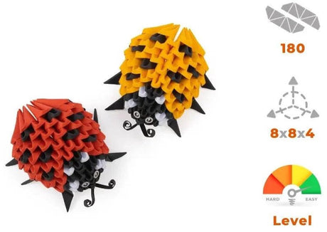 Alexander Toys Origami 3D Marienkäfer - Origami 3D