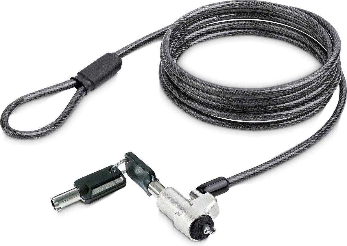 Startech .com nblwk-laptop-lock Kabelschloss schwarz, silber 2 m