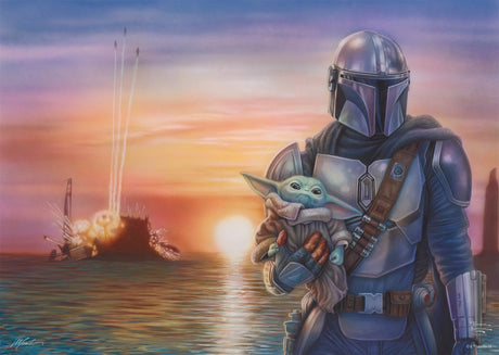 Schmidt Star Wars Puzzle The Mandalorian Eine neue Richtung 1000 Teile.