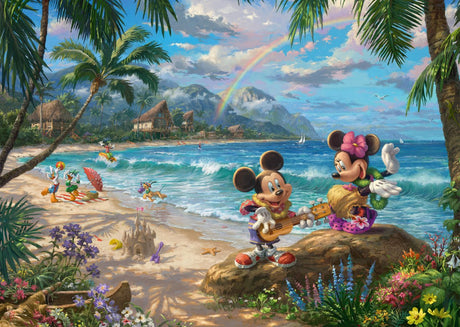 Schmidt Puzzle Mickey und Minnie Mouse Hawaii – 1000 Teile Disney.