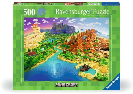 Ravensburger Puzzle wt: Minecraft – Puzzle – 500 Teile