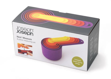 Joseph Joseph Nest Messlöffel – Messbecher – Set mit 8 Stück – Farbmischung hell