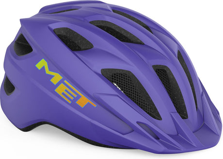 Mit Crackerjack Fahrradhelm Jungen Mädchen - Fahrradhelm Kinder - Größe Unisize (52-57cm) - Lila matt