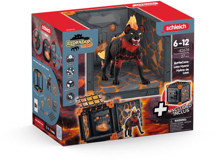 Schleich Eldrador Creatures Battlecave Lava Hyena – 42674