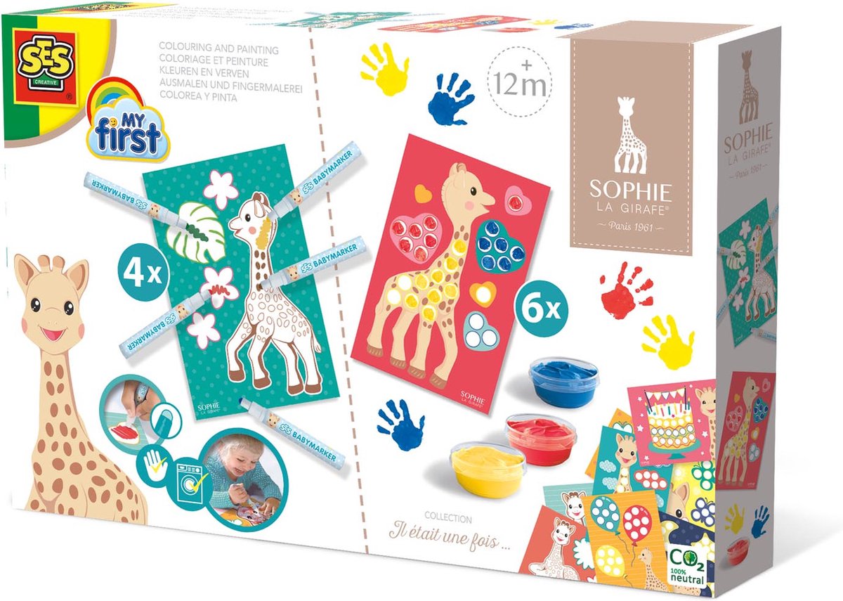 SES My First - Sophie La Girafe - Farben und Farben