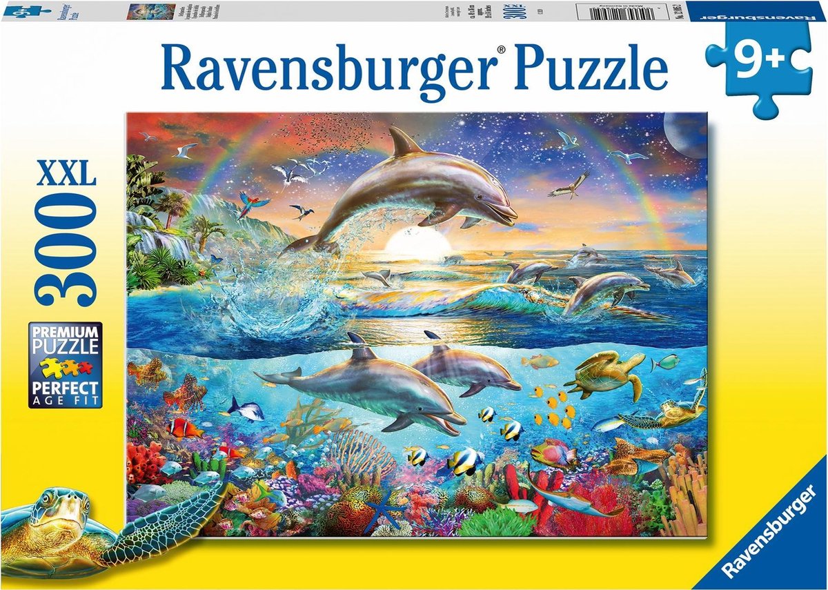 Ravensburger Puzzle Delphinparadies - Puzzle - 300 Teile
