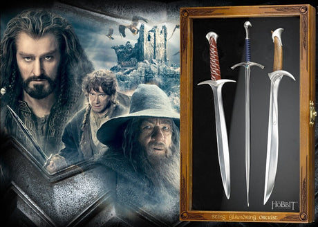 Das edle Collection-Set aus drei Brieföffnern (Sting, Glamdring, Orcrist)