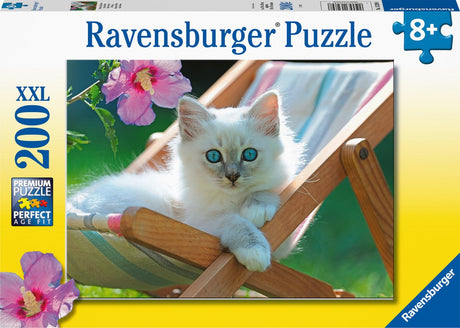 Ravensburger Puzzle Weißes Kätzchen - Puzzle - 200 Teile