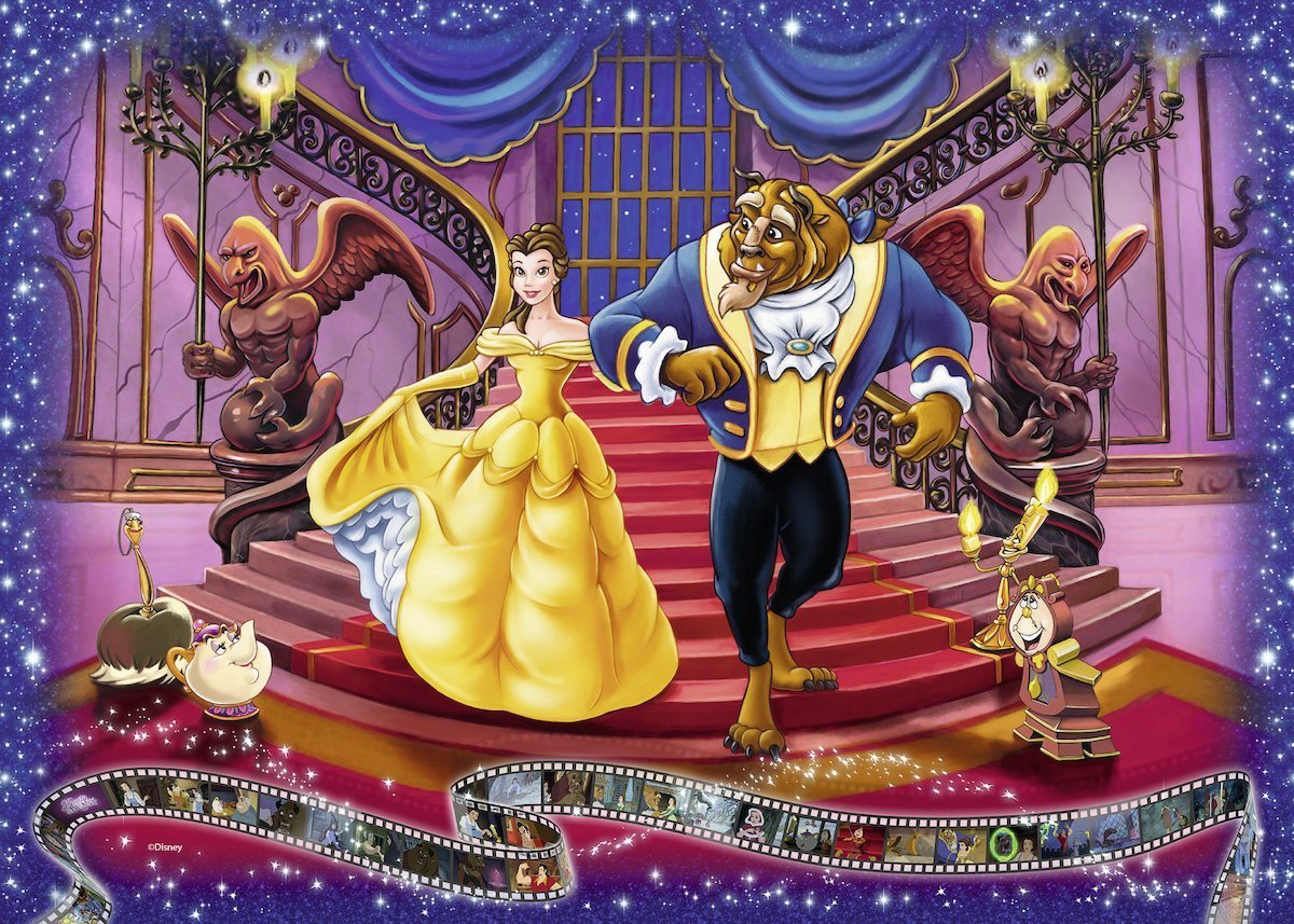 Ravensburger Puzzle Disney Die Schöne und das Biest – 1000-teiliges Puzzle.