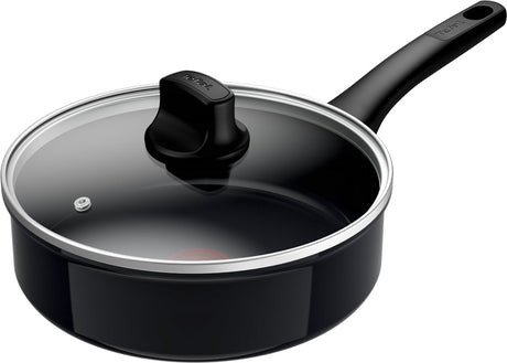 Tefal Revive Black - Bratpfanne - ø24 cm - mit Deckel - Keramik - PFAS-frei - für Induktion geeignet