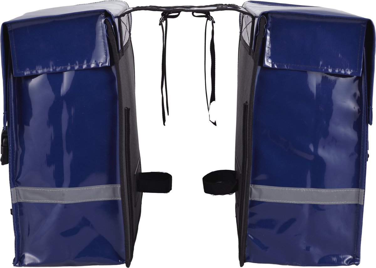 Willex Bisonyl - Doppelte Fahrradtasche - 40 Liter - Blau - Universalmontage