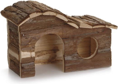 Beeztees forest arch blokhut - knaagdier - 26,5x16x13,5 cm