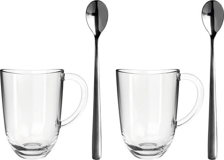 Leonardo Napoli Latte Macchiato Set 380ml - 4-teilig