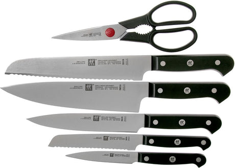 Zwilling Gourmet-Messerblock 6-teilig – mit Kis-Technologie – Eschenholz