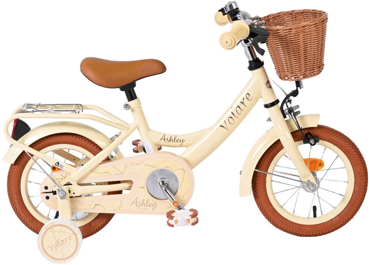 Kap. H. kubbinga b.v. Volare Ashley Kinderfahrrad 12 Mädchen Creme