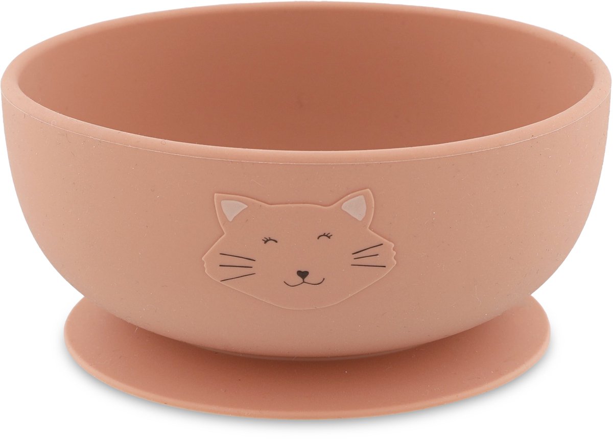 Trixie Silicone Bowl mit Saugnapfbecher - Frau. Katze