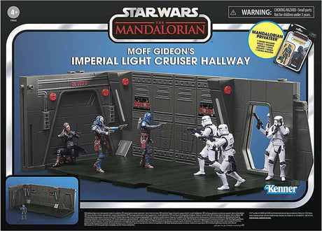 Hasbro Star Wars – Moff Gideons leichter Kreuzer Flur + Mandalorianer Freibeuter – Vintage-Kollektion 10 cm