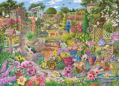 Gibsons – blühender Garten (von Janice Daughters) – 1000 Teile 68 x 49 cm (B x H) – Puzzle für Erwachsene