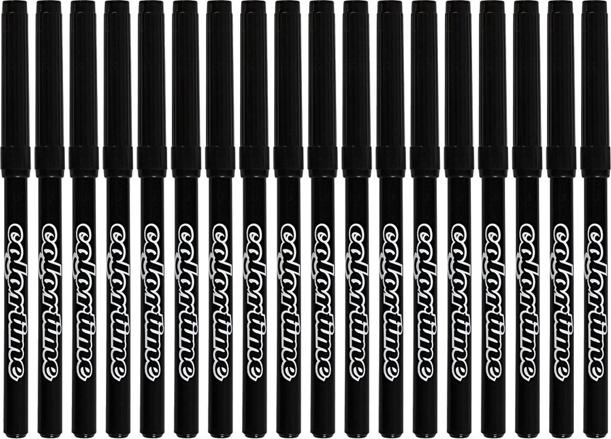 Creativ Company schwarze Marker, 18 Stück.