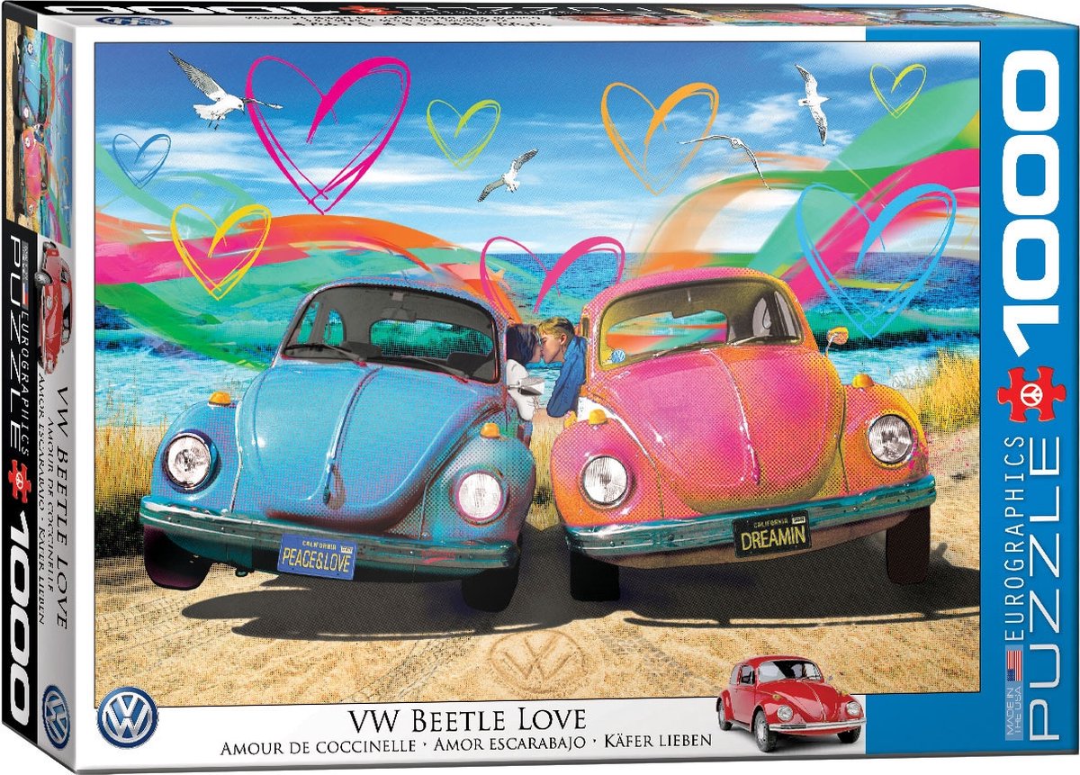 Eurographics Volkswagen – Beetle Love – Parker Greenfield – 1000 Teile 68 x 48 cm (B x H) – Puzzle