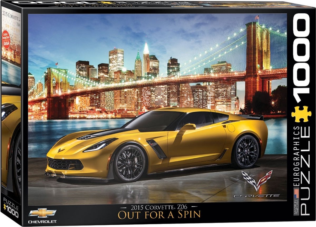 Eurographics – Corvette Z06 macht eine Spritztour – 1000 Teile 68×48cm (B×H) – Puzzle