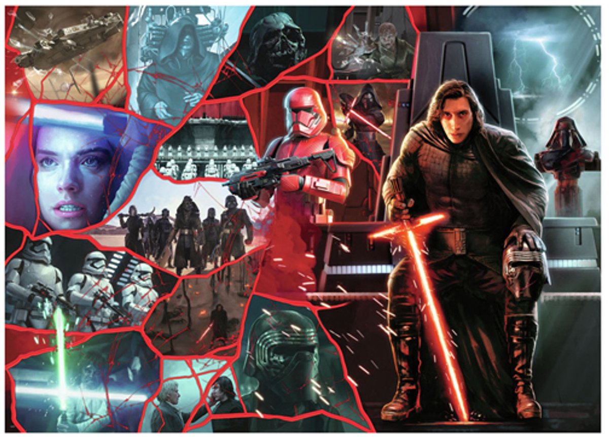 Ravensburger Jigsaw Puzzle Star Wars Bösewicht Kylo Ren, 1000st.