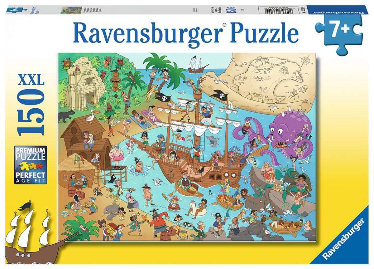Ravensburger Puzzle Pirateninsel - Puzzle - 150 XL-Teile