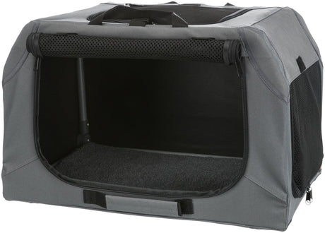 Trixie Soft Kennel Easy Travel Box grau