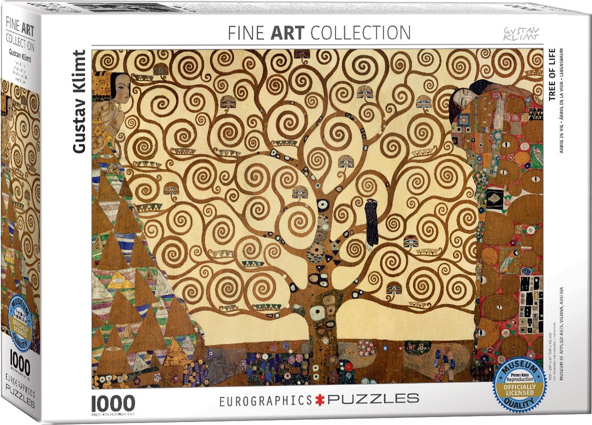 Eurographics – Der Lebensbaum – Gustav Klimt – 1000 Teile 68×48cm (B×H) – Kunstpuzzle