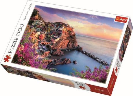 Trefl Puzzle 1500 Teile – Blick auf Manarola – Landschaft.