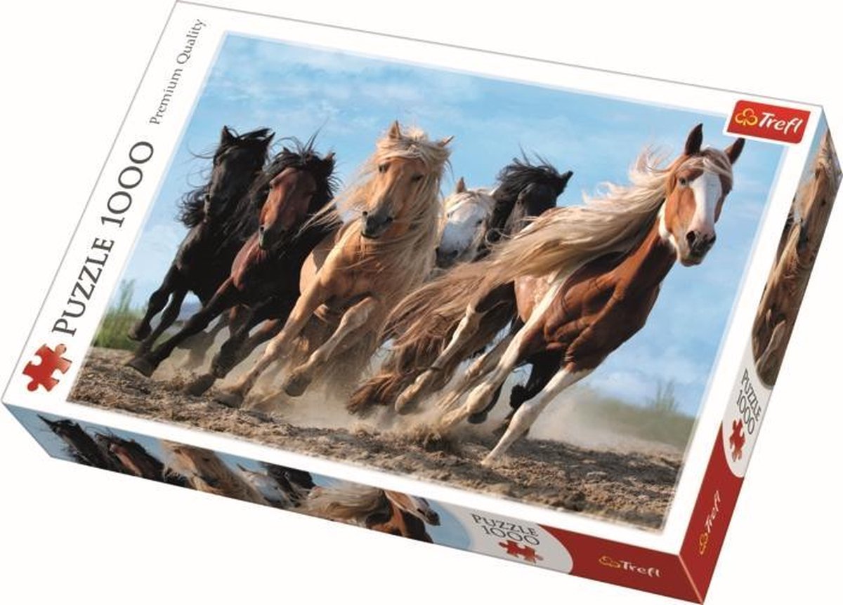 Trefl-Pferde im Galopp-Puzzle – 1000 Teile
