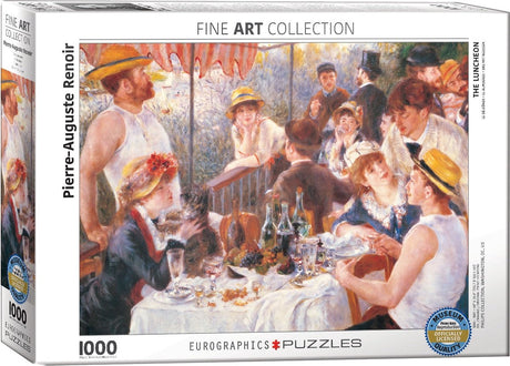 Eurographics – Das Essen [le déjeuner] – Pierre-Auguste Renoir – 1000 Teile 68 × 48 cm (B × H) – Kunstpuzzle