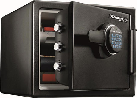 Masterlock-Tresor – feuerbeständiger Tresor – Zahlenschloss – feuerbeständiger Tresor – 34,8 x 41,5 x 49,1 cm – schwarz