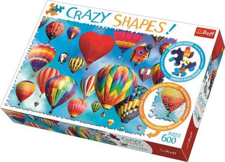 Trefl Puzzle Bunte Luftballons – verrückte Formen 600 Teile.