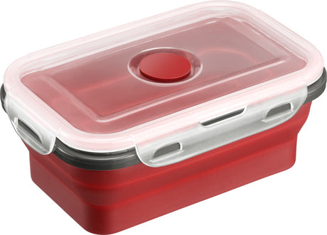 Westmark faltbare Frischebox – praktische Lunchbox, ideal für Arbeit und Reise oder zum Aufbewahren von Wurst und Käse, spülmaschinenfest, quadratisch, BPA-frei – 600 ml