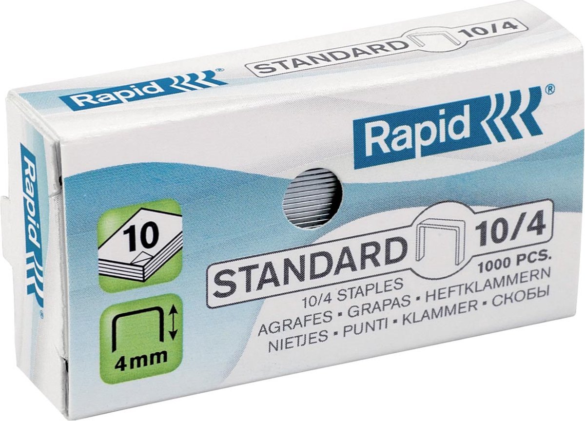 Rapid-Klammer Nr. 10 verzinkt Standard 1000 Stück