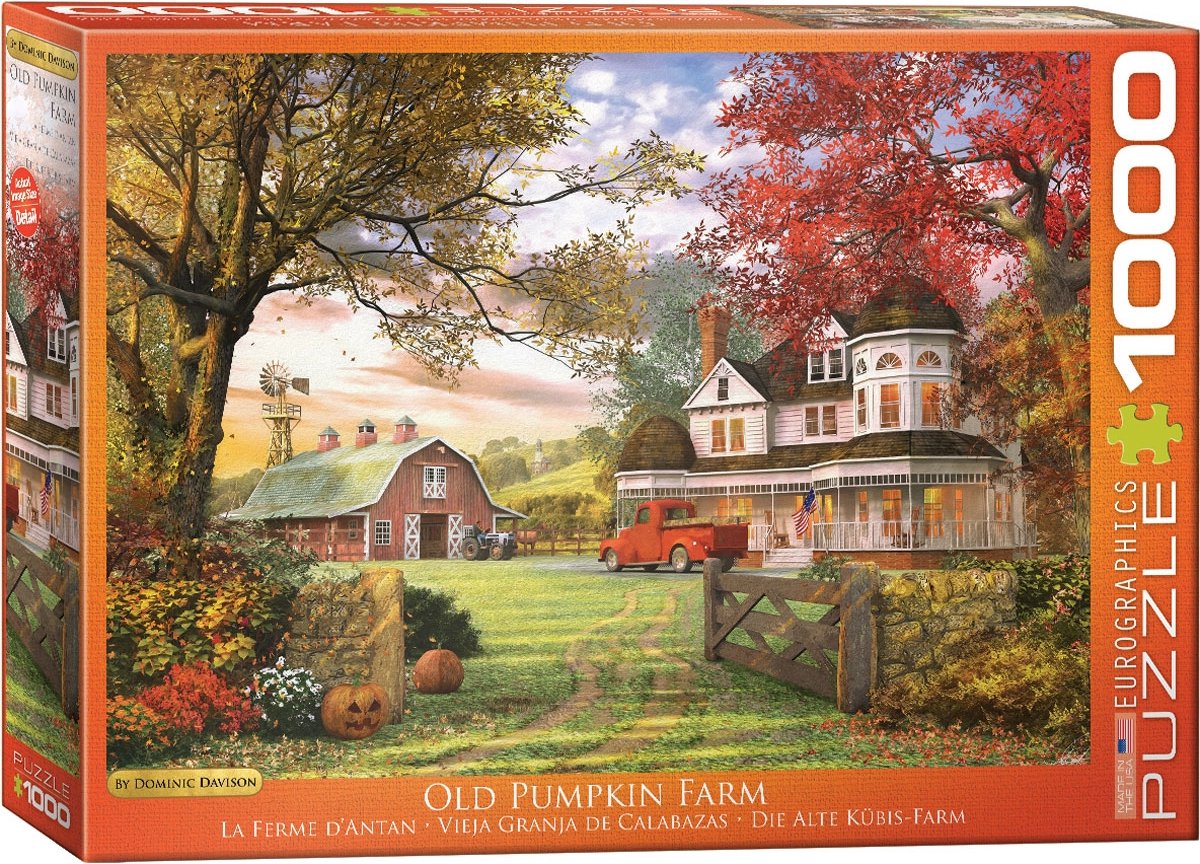 Eurographics – Old Pumpkin Farm [Old Pumpkin Farm] – Dominic Davison – 1000 Teile 68 x 48 cm (B x H) – Puzzle