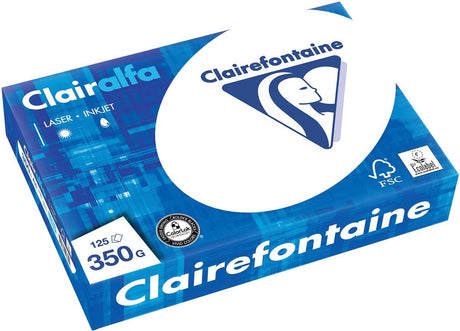 Clairefontaine Clairalfa-Papier A4 350g 125v