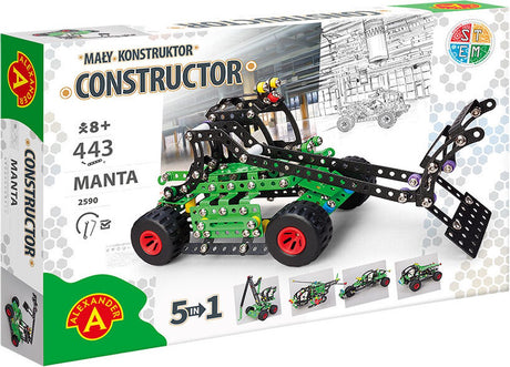 Alexander Toys Alexander Toy Constructor Pro – Manta (5in1) – 444 Stück