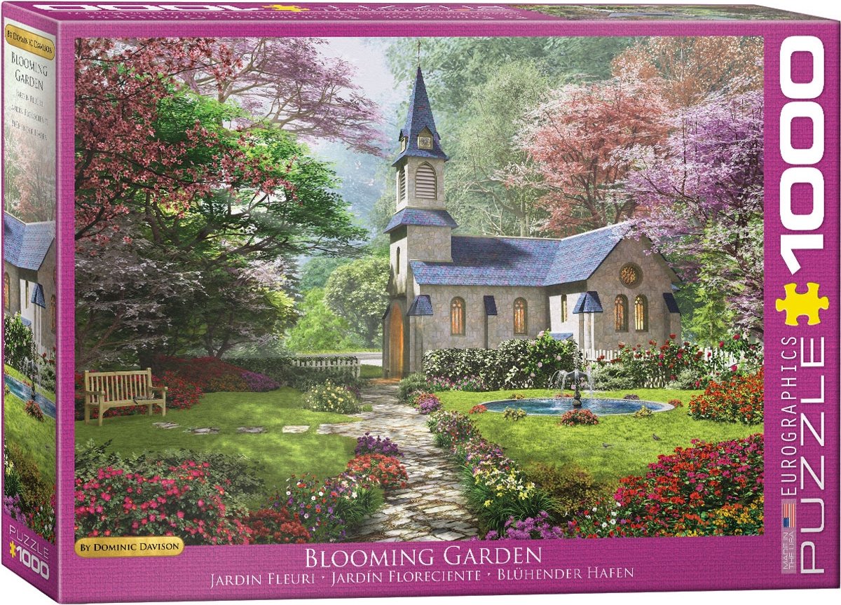 Eurographics – Blühender Garten [blühender Garten] – Dominic Davison – 1000 Teile 68×48 cm (B×H) – Puzzle