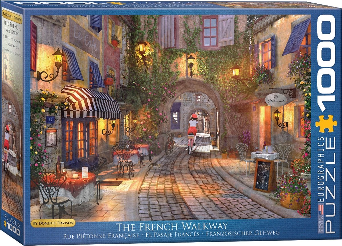 Eurographics – The French Walkway [The French Walkway] – Dominic Davison – 1000 Teile 68 x 48 cm (B x H) – Puzzle