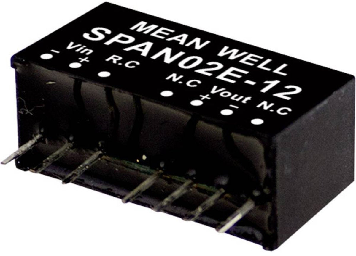 MW Mean Well Span02A-15 DC-DC-Wandlermodul 134 mA 2 W Anzahl der Ausgänge: 1 x Inhalt 1 Stück(e)