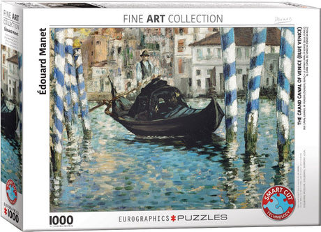 Eurographics – Der Dondel von Venedig [La Gondole de Venise] – Edouard Manet – 1000 Teile 68 × 48 cm (B × H) – Kunstpuzzle