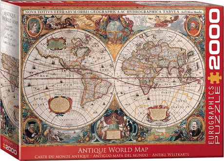 Eurographics – Antike Weltkarte [antike Weltkarte] – Hondio Henricus – 2000 Teile 97 x 68 cm (B x H) – Puzzle