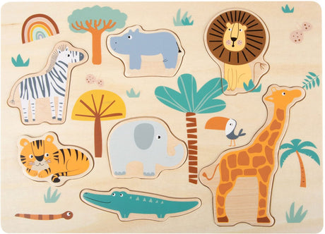 Small Foot - Holzpuzzle Safari