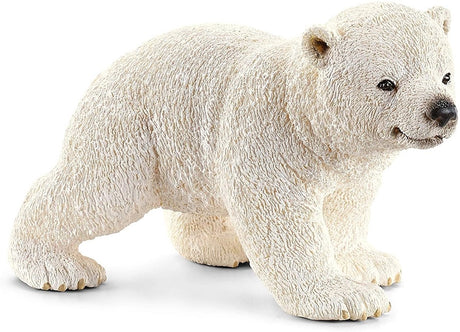 Schleich Wild Life Eisbärjunges – Lernspielzeugfigur aus Kunststoff.