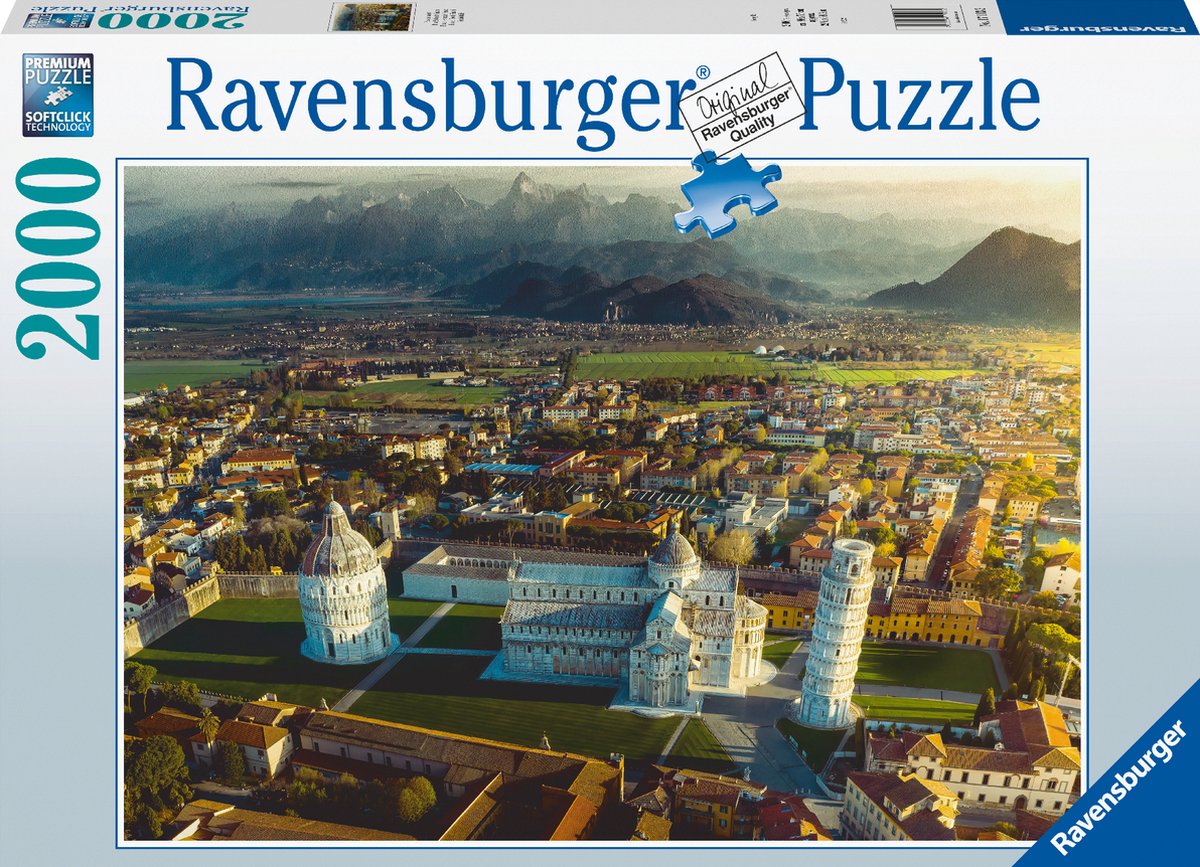 Ravensburger Puzzle Pisa in Italien - Puzzle - 2000 Teile