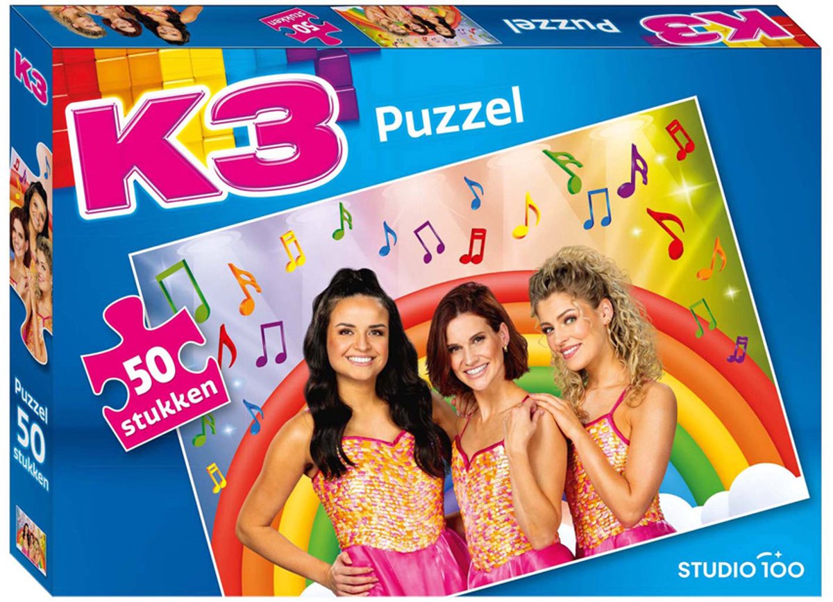 Studio 100 k3 Meerjungfrauenkleid-Puzzle 50 Teile