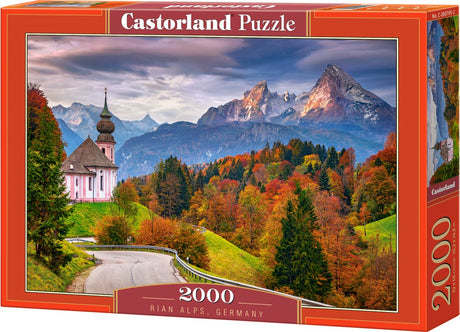Castorland Herbst in den Bayerischen Alpen – Puzzle – 2.000 Teile – Satin-Finish – perfekte Passform – europäische Qualität